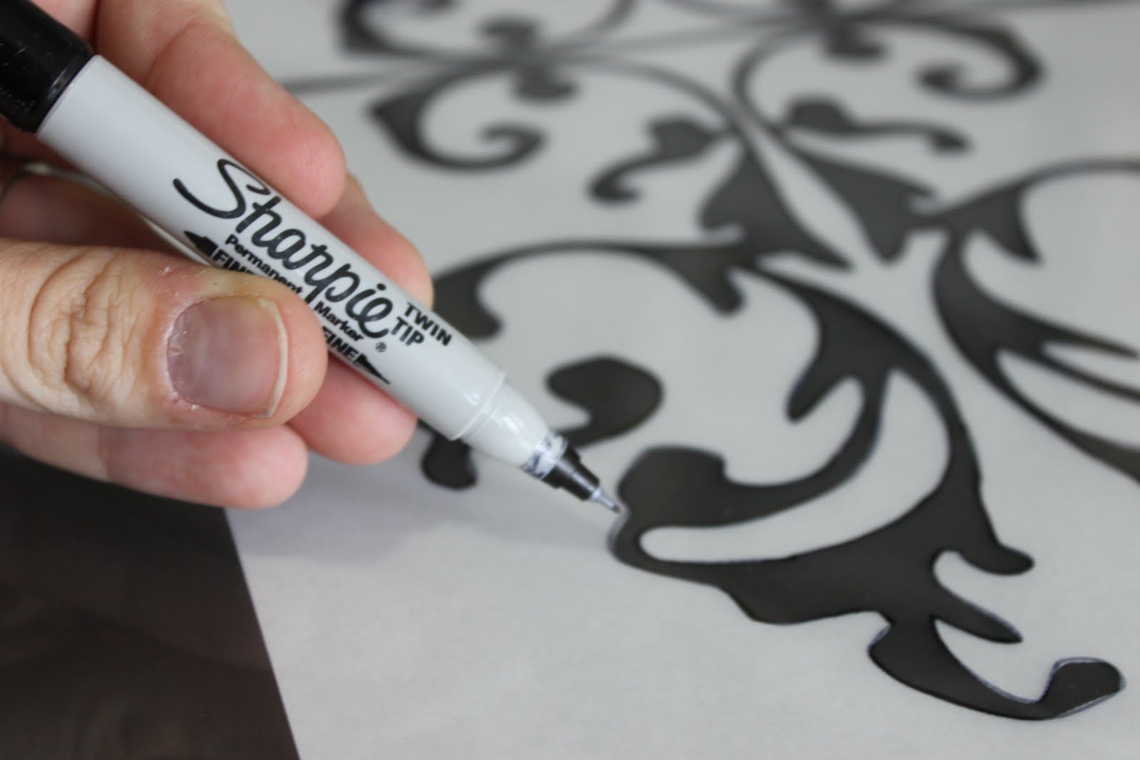 a little of this, a little of that {How To} NOT make your own stencil