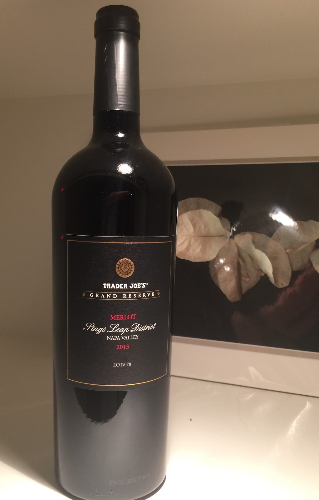 Spirit of Wine Review ***+ Trader Joe's Grand Reserve Merlot, Lot