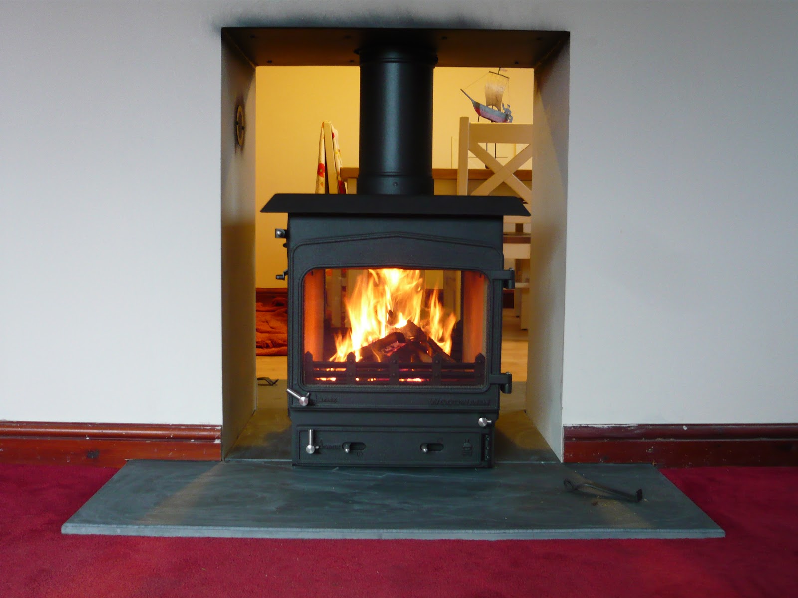 Redwood Stoves Ltd Cornwall WOODWARM FIREVIEW 6kw Double View, Double