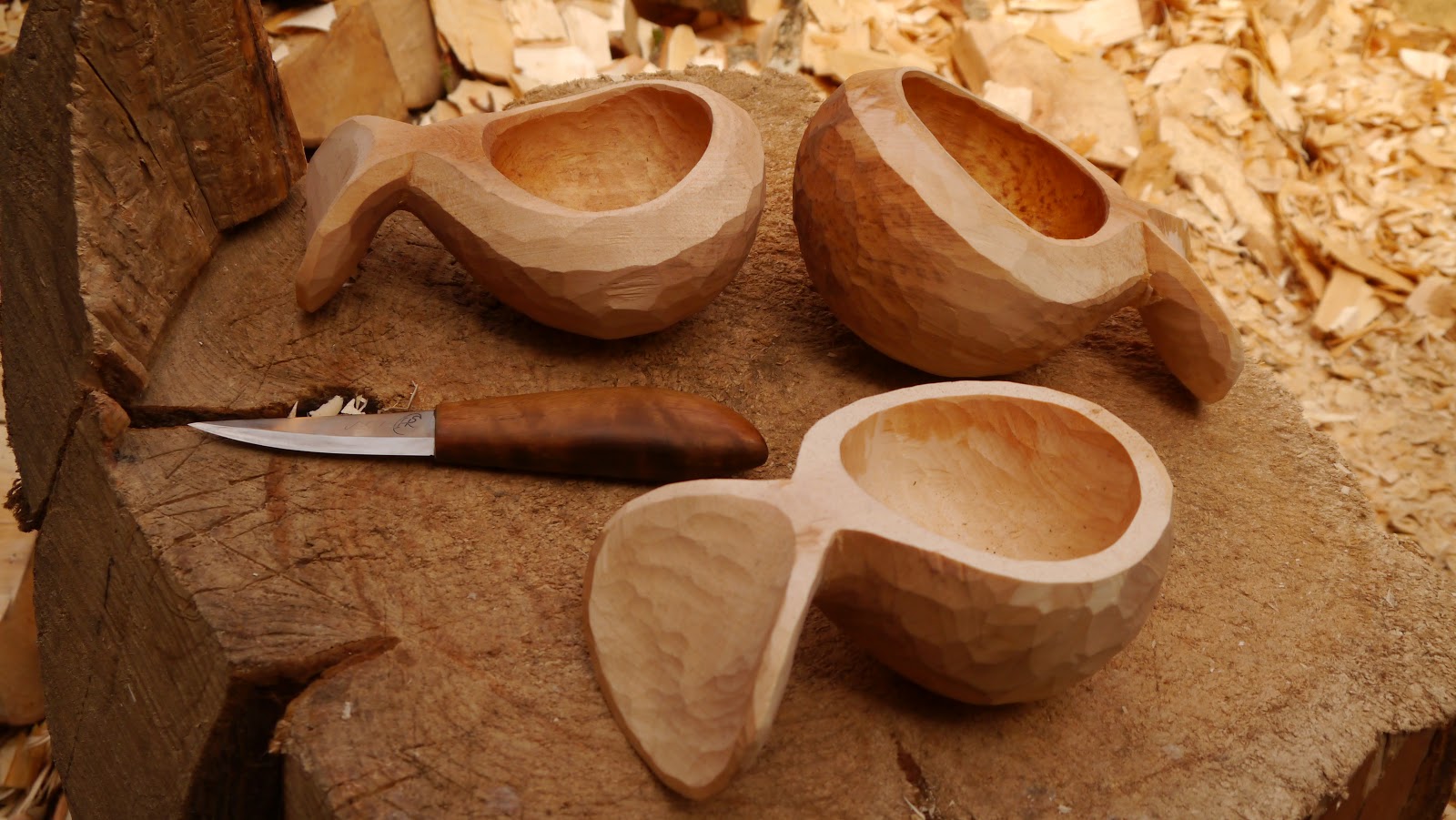 Spoon Carving First Steps kuksa carving.