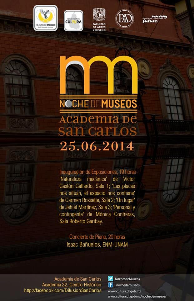 Noche de Museos, arte, cultura y música en la Academia de San Carlos 