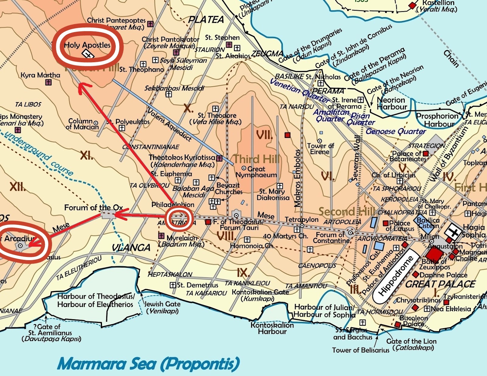 Algargos, Arte e Historia CONSTANTINOPLA, LA CIUDAD ANTES DE