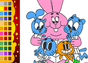 Colorea a Gumball y sus amigos