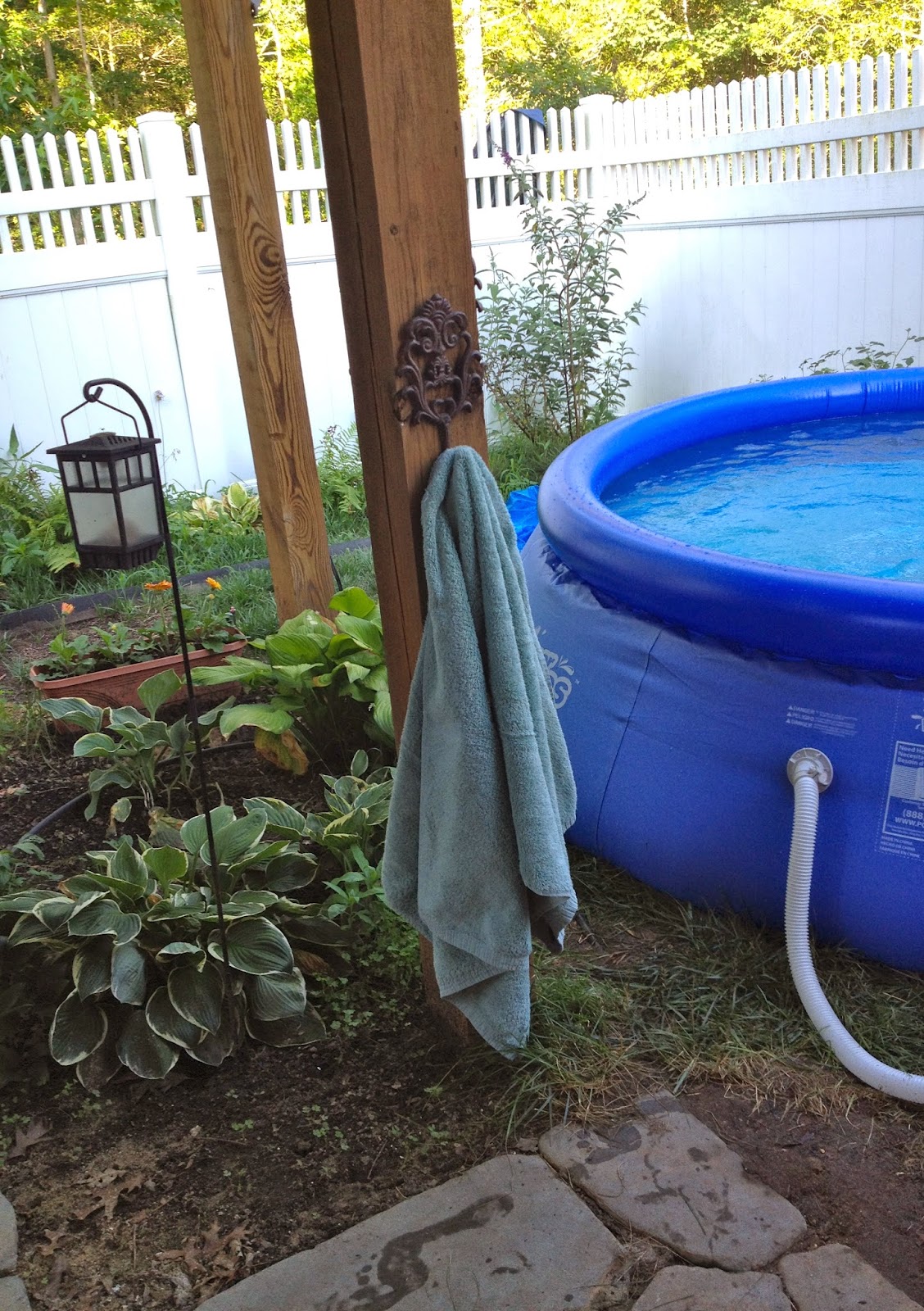 Half Finished House: Hanging out by the Pool