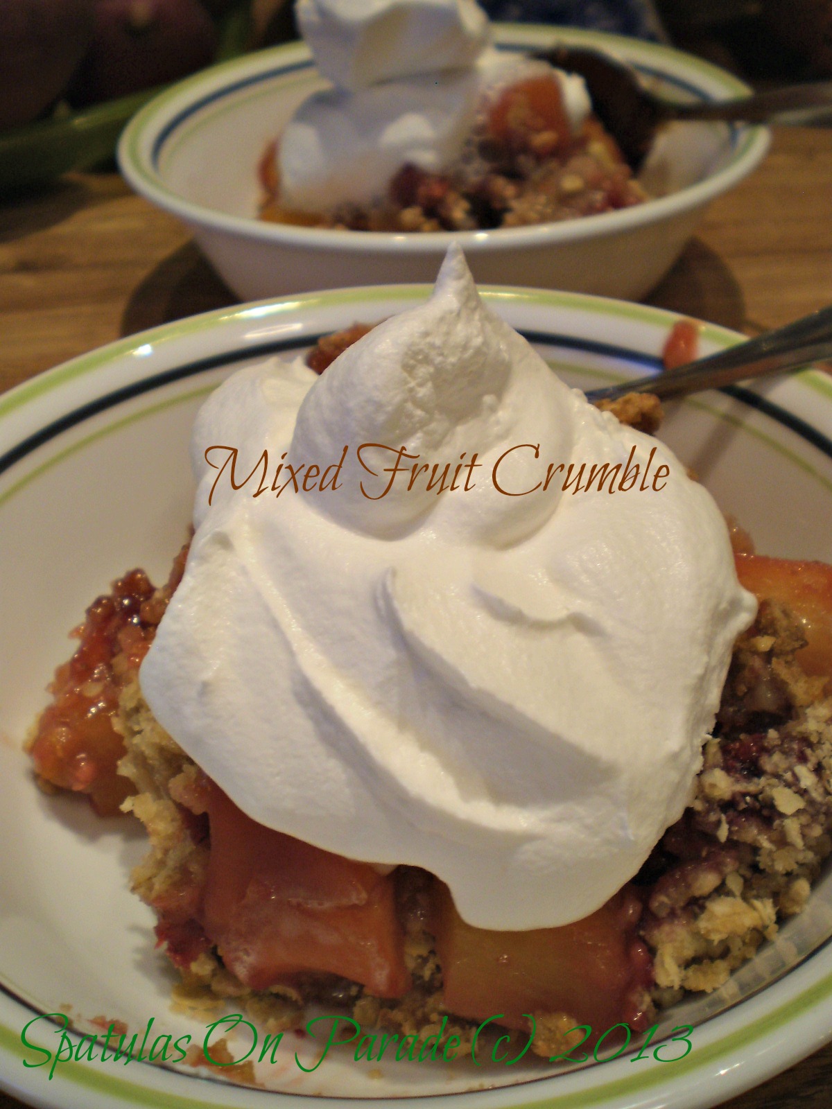 Spatulas On Parade Mixed Fruit Crumble