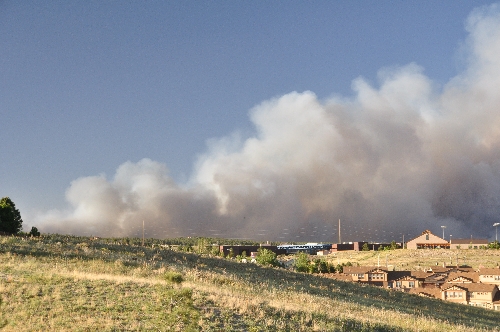 Black forest wildfire June 11 2013 coloradoviews.blogspot.com