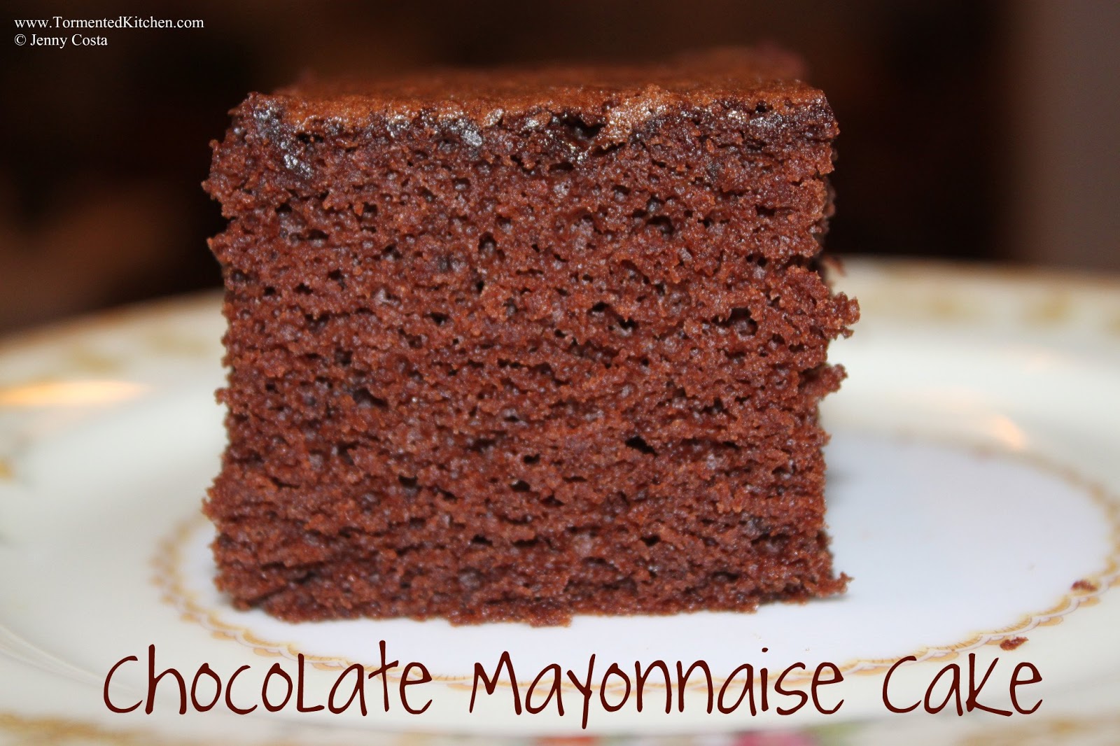 mayonnaise cake from scratch