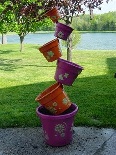 decoro sin decoro: Apilar macetas con estilo