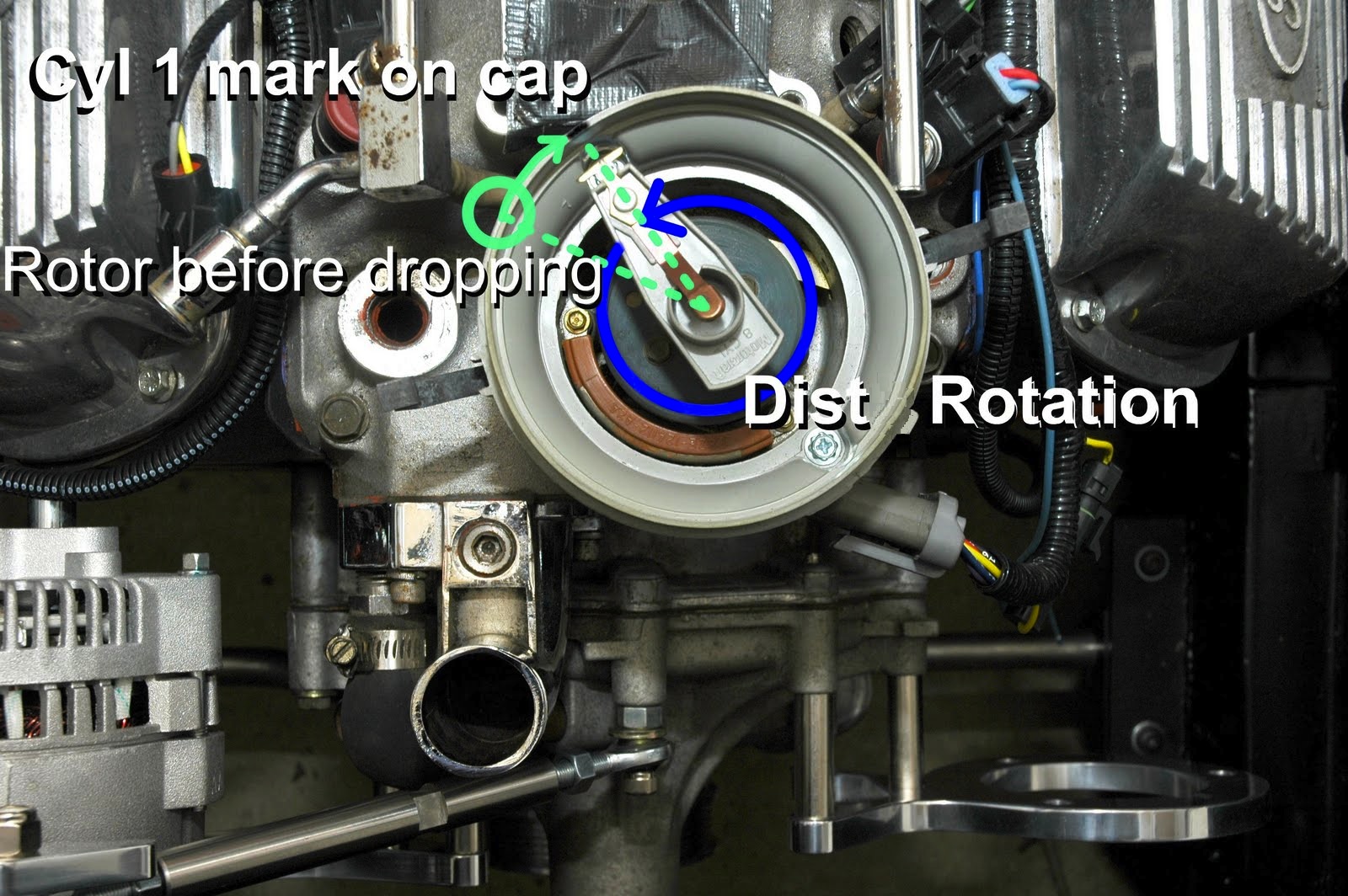 1965 Mustang Fastback 5.0 Restomod Installing a TFI Distributor in 5.0