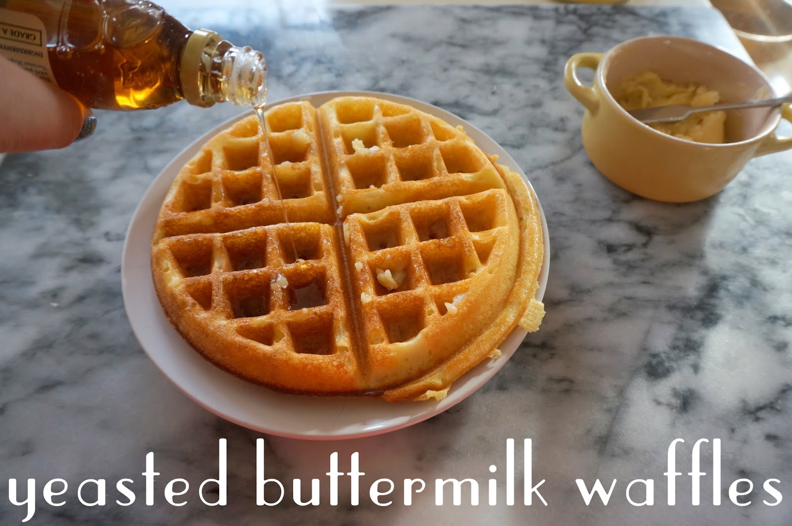 Yeasted Buttermilk Waffles
