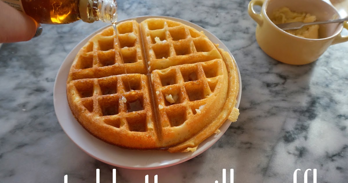 Yeasted Buttermilk Waffles