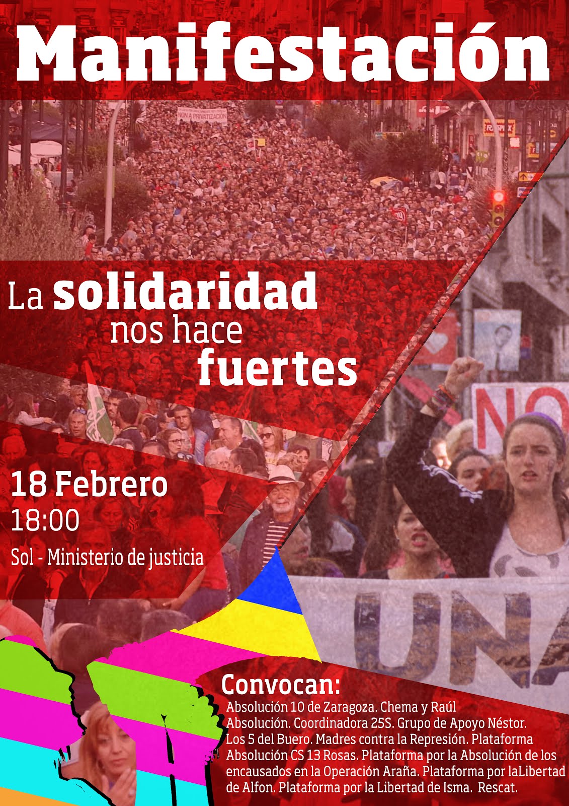 18 febrero No más represión