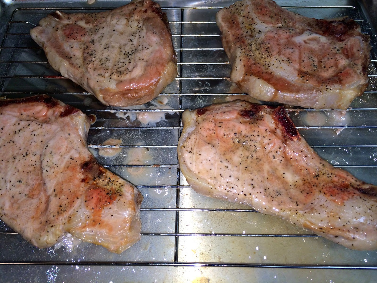 OvenRoasted PanSeared Pork Chops with CilantroButter Pan Sauce