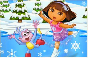Dora's Ice Skating Spectacular Game
