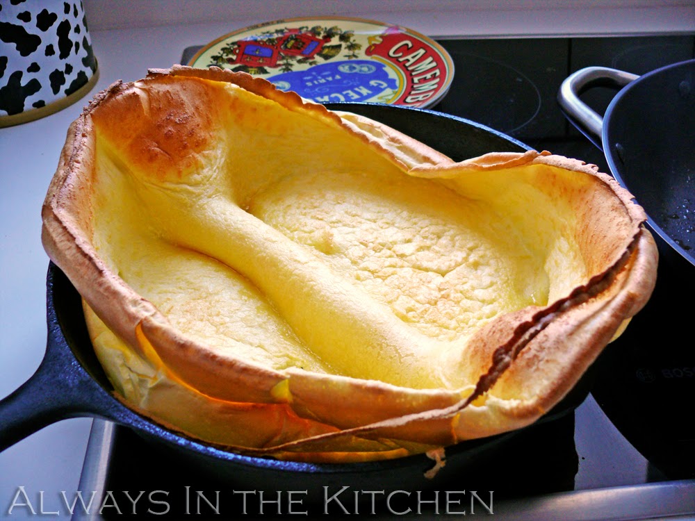 Dawna in the Kitchen Dutch Baby, aka Popover Pancake
