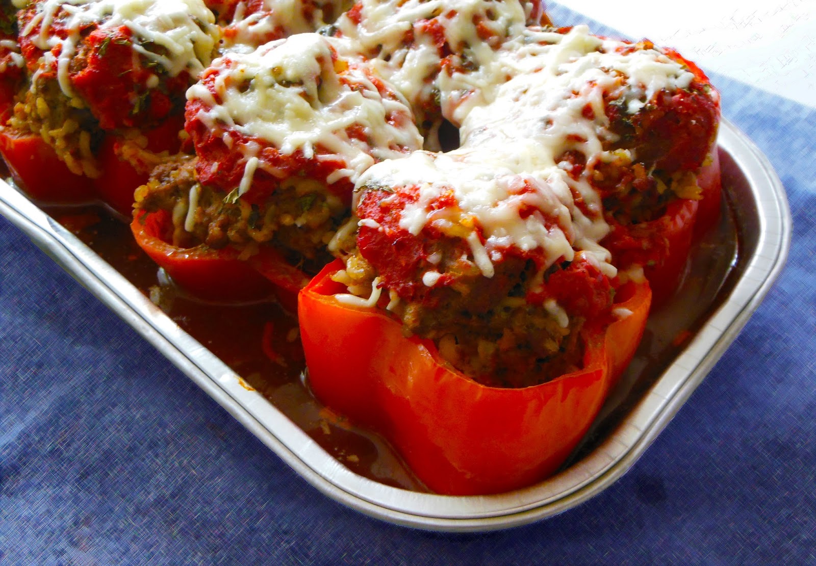 Food Newsy From Suzie! Stuffed Peppers Italian Style!