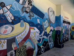 Lukisan dinding bangunan pejabat