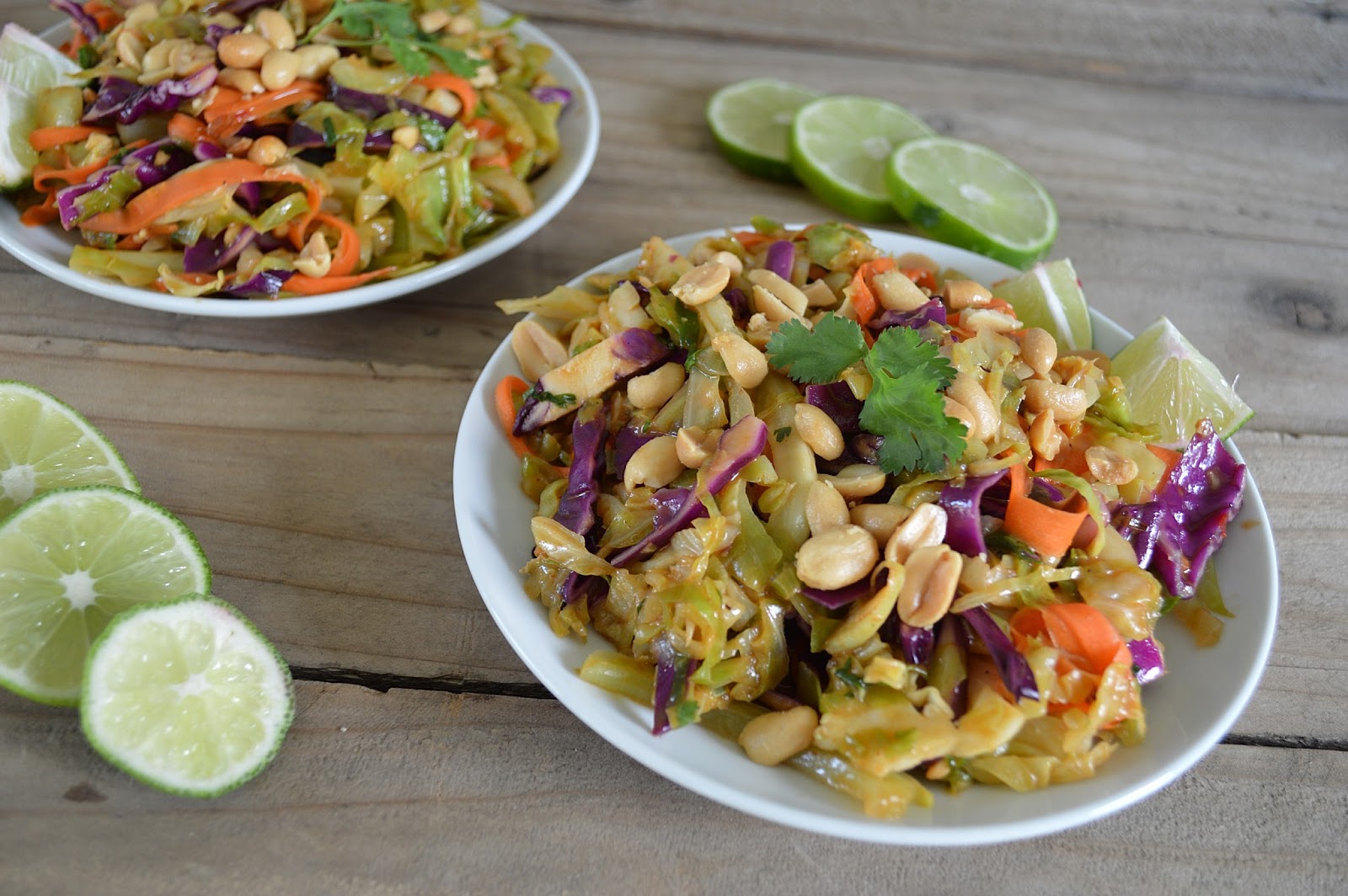 Hot Dog It's a Food Blog Lightened Up Pad Thai Cabbage Stir Fry