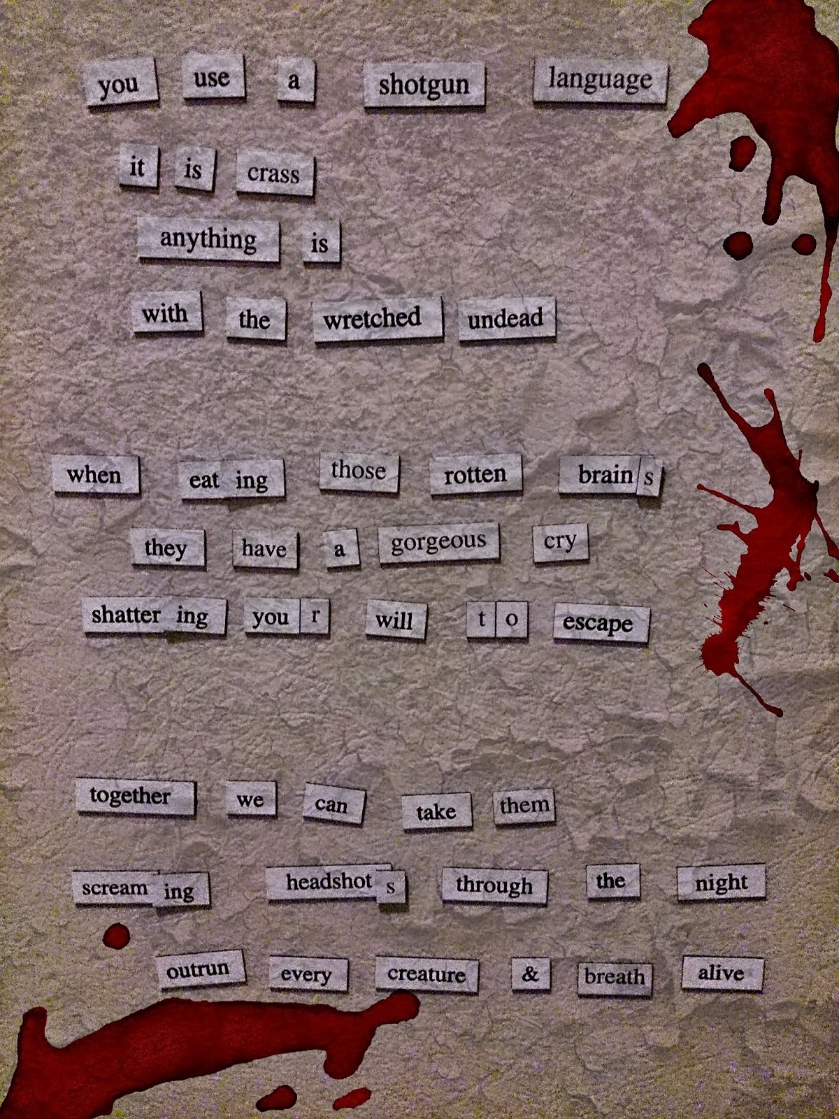 Zombie Poetry 3