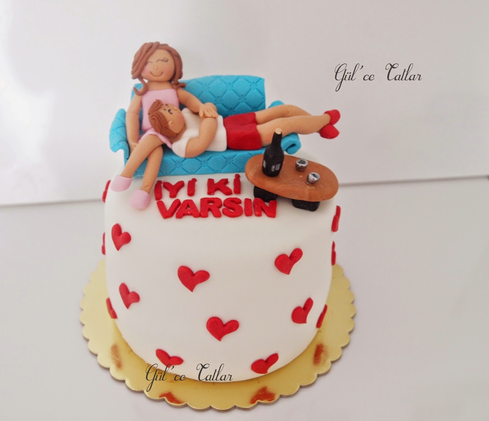 Sevgiliye Doğum Günü Pastası Gül�ce Tatlar