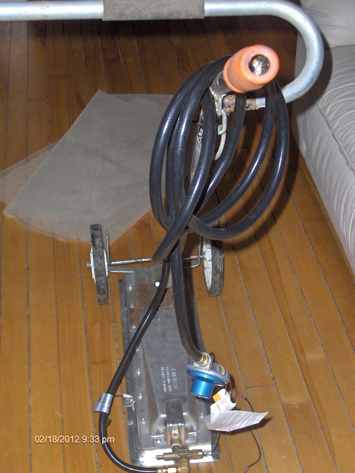 Chestnut Acres Limited: Homemade Infrared Flame Weeder