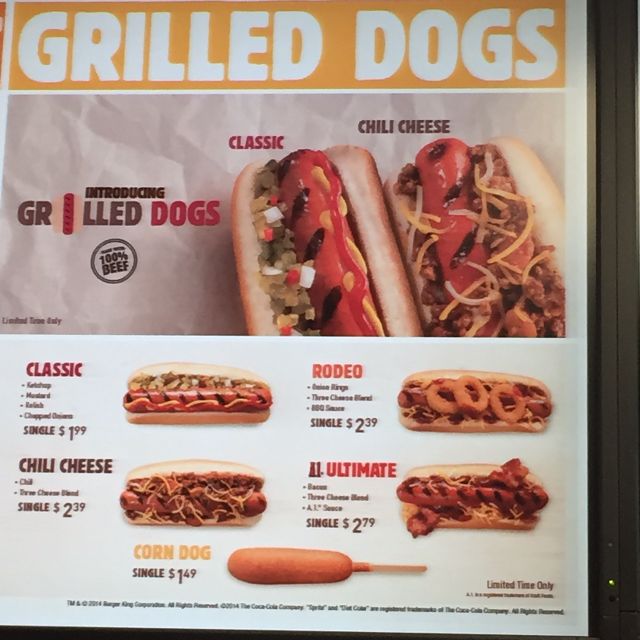 Burger King Testing Grilled Hot Dogs Brand Eating