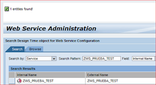 webservice administration