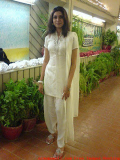 Elegant in white Dress