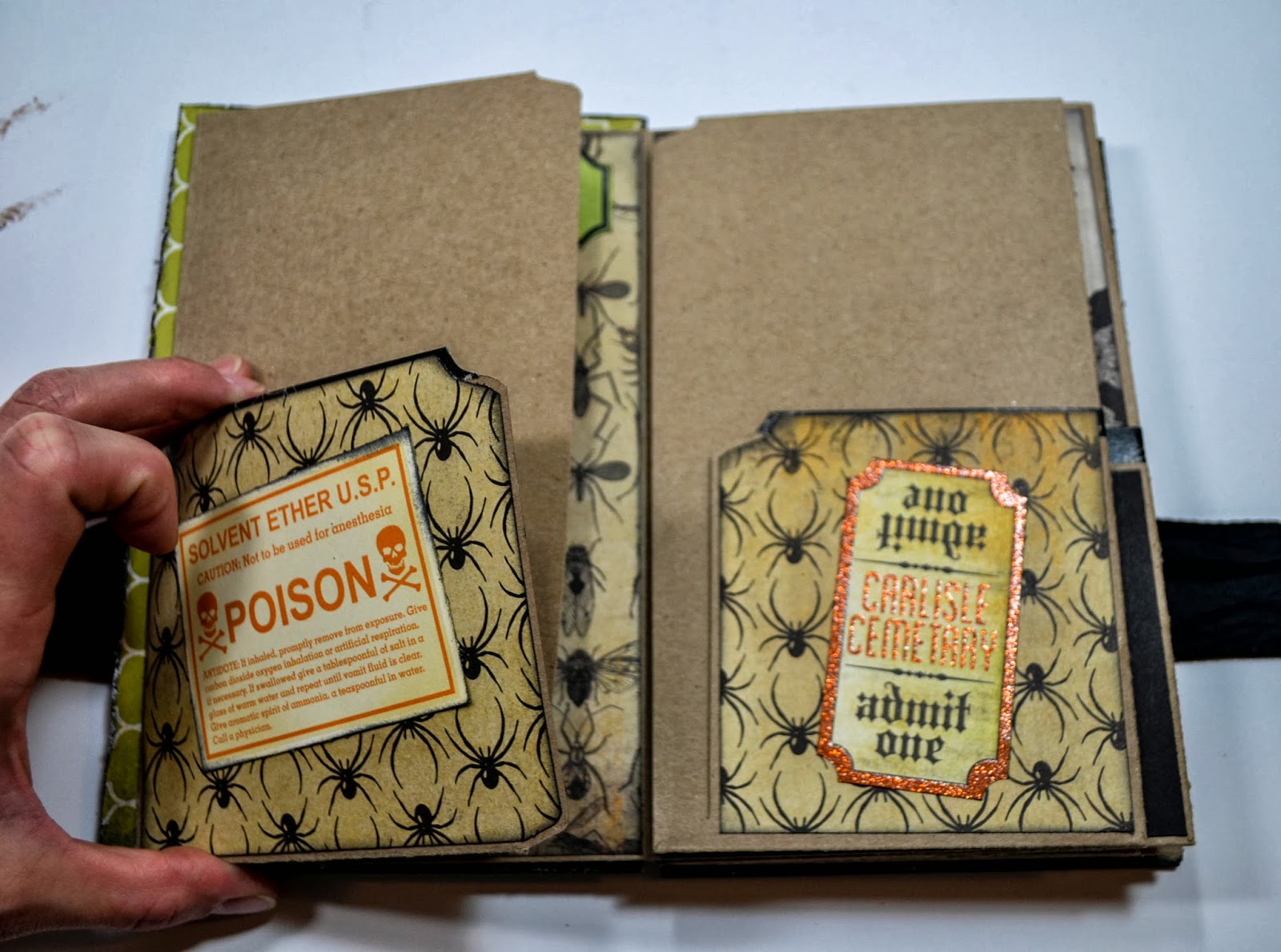 A Wicked File Folder Mini Album