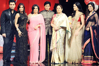 Shahrukh Khan, Katrina and Anushka on the sets of India's Got Talent