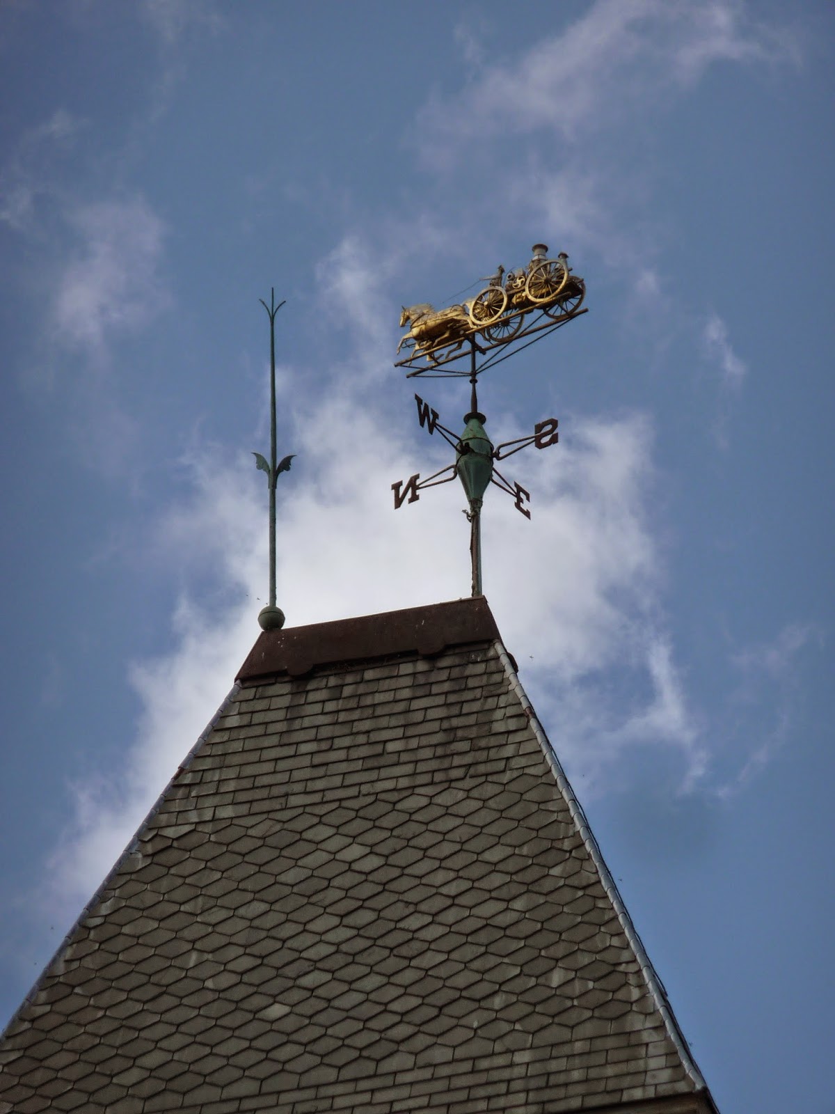 Nutfield Genealogy Weathervane Wednesday A converted fire house