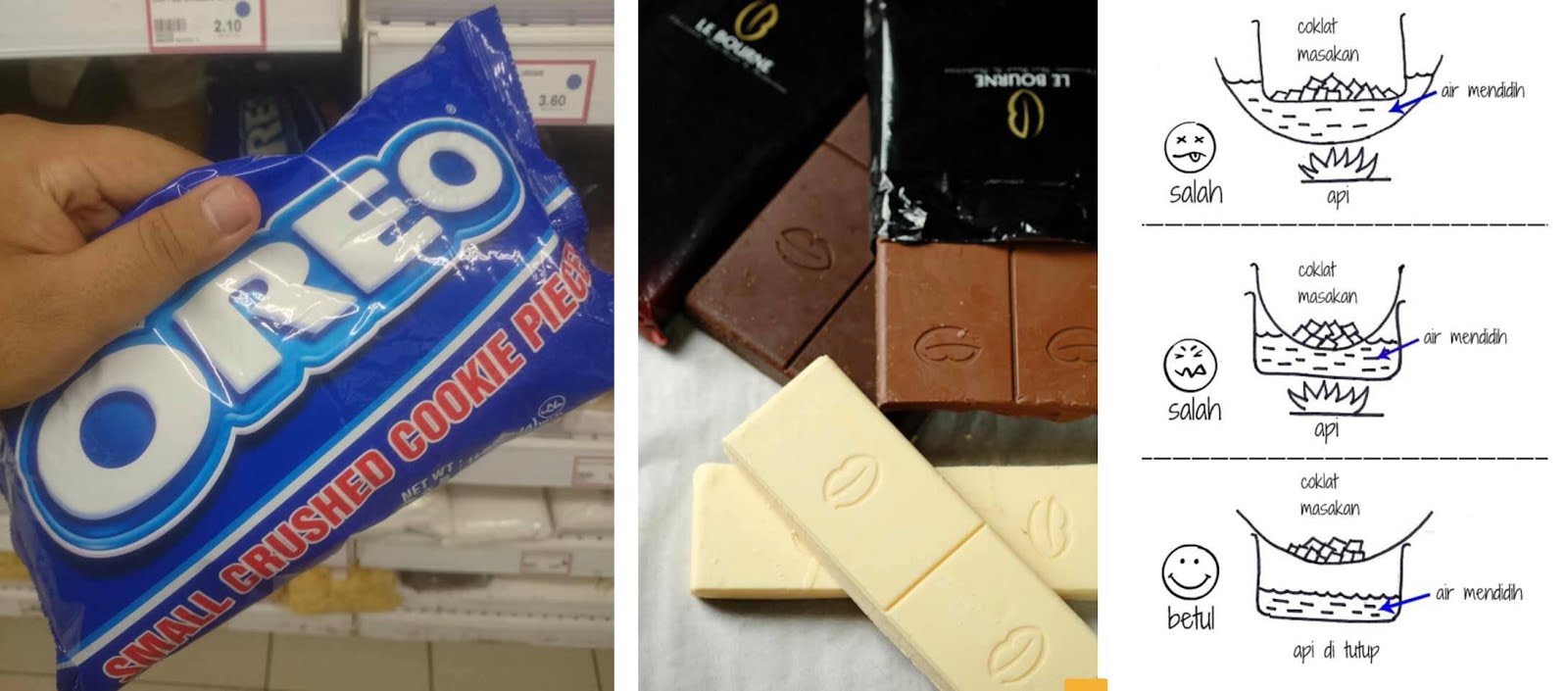 Resepi Popia Pepero White Chocolate Oreo Abang