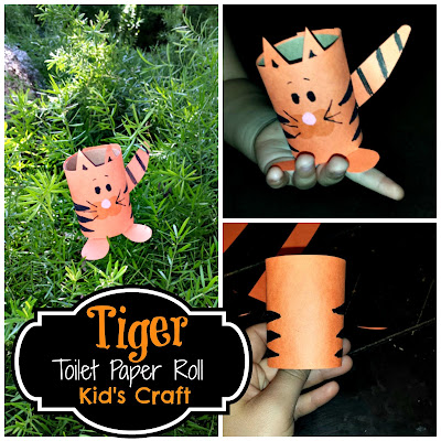 tiger toilet paper roll craft