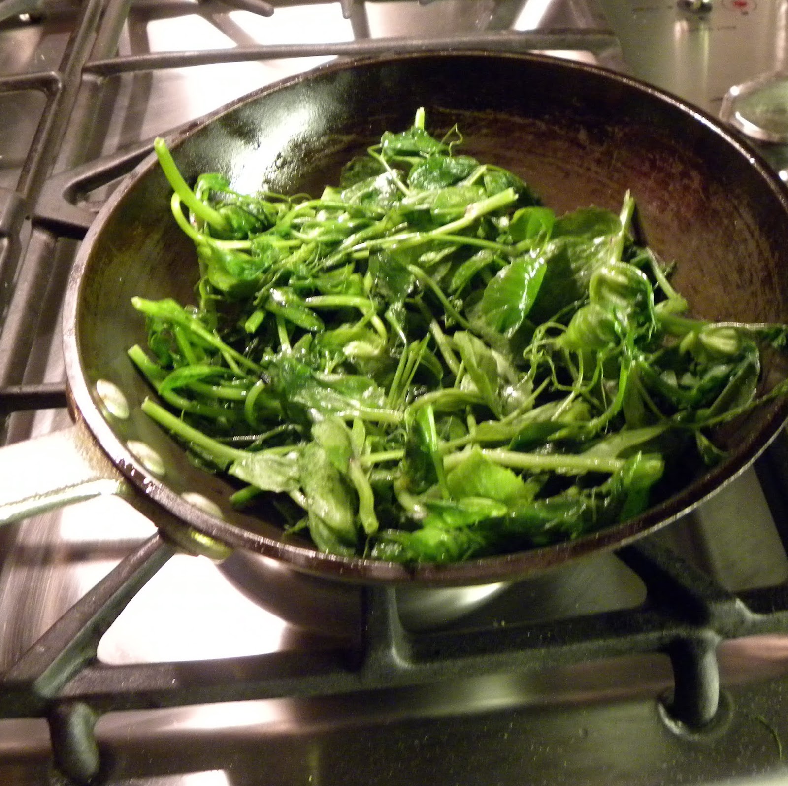 Cook's Cache Ginger Lime Mahimahi with Pea Tendrils