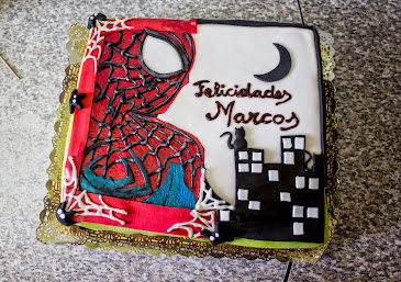 tarta de Spiderman