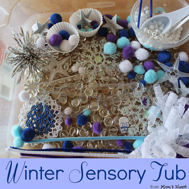 Mom's Heart: Winter Sensory Tub