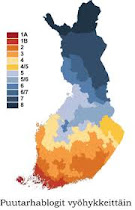 Suomalaiset puutarhablogit kasvuvyöhykkeittäin - Finnish garden blogs by hardiness zones