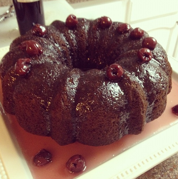 MelliB Chocolate Rum Cake