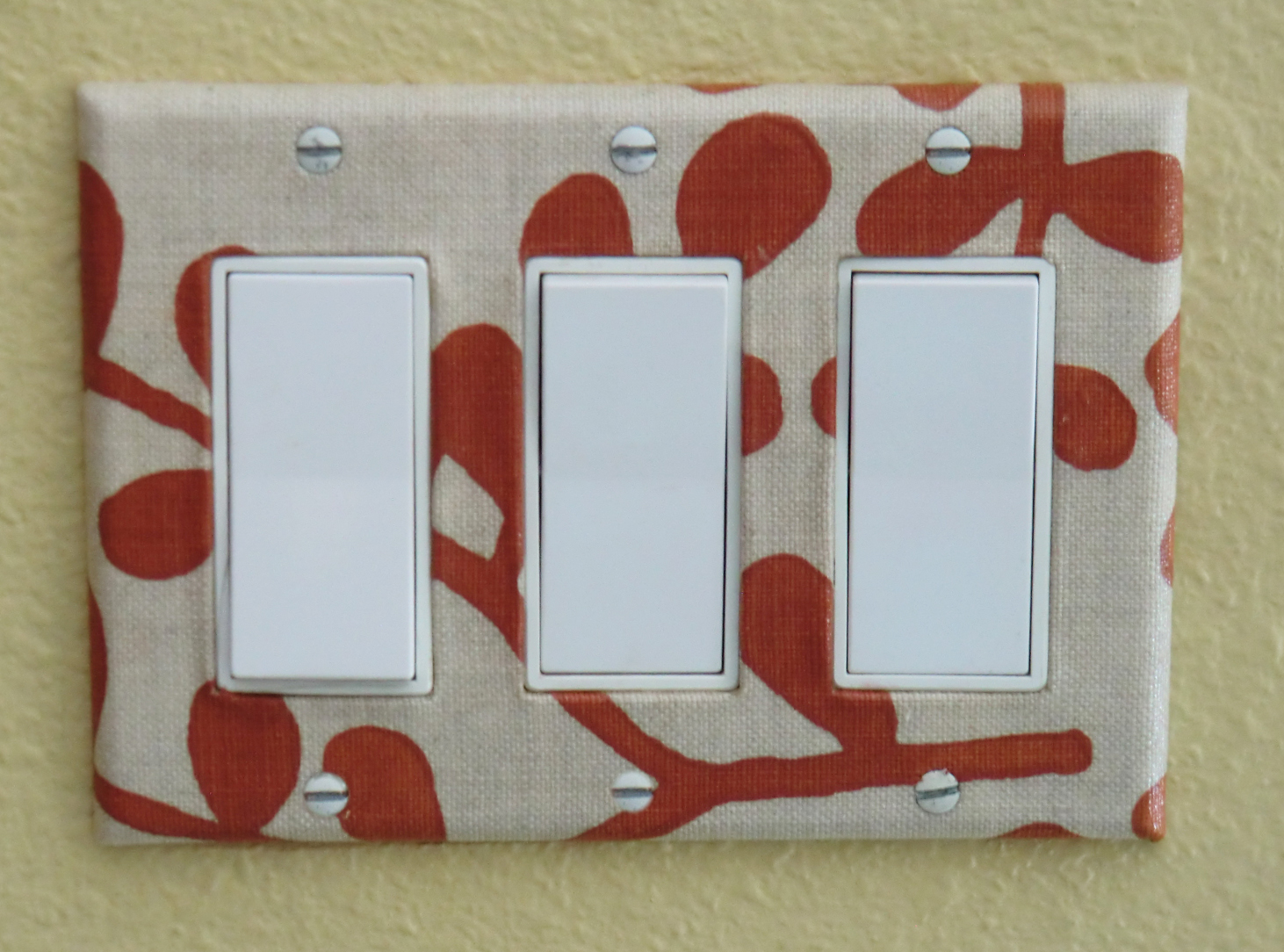 ccpatchwork Fabric Covered Switch Plates
