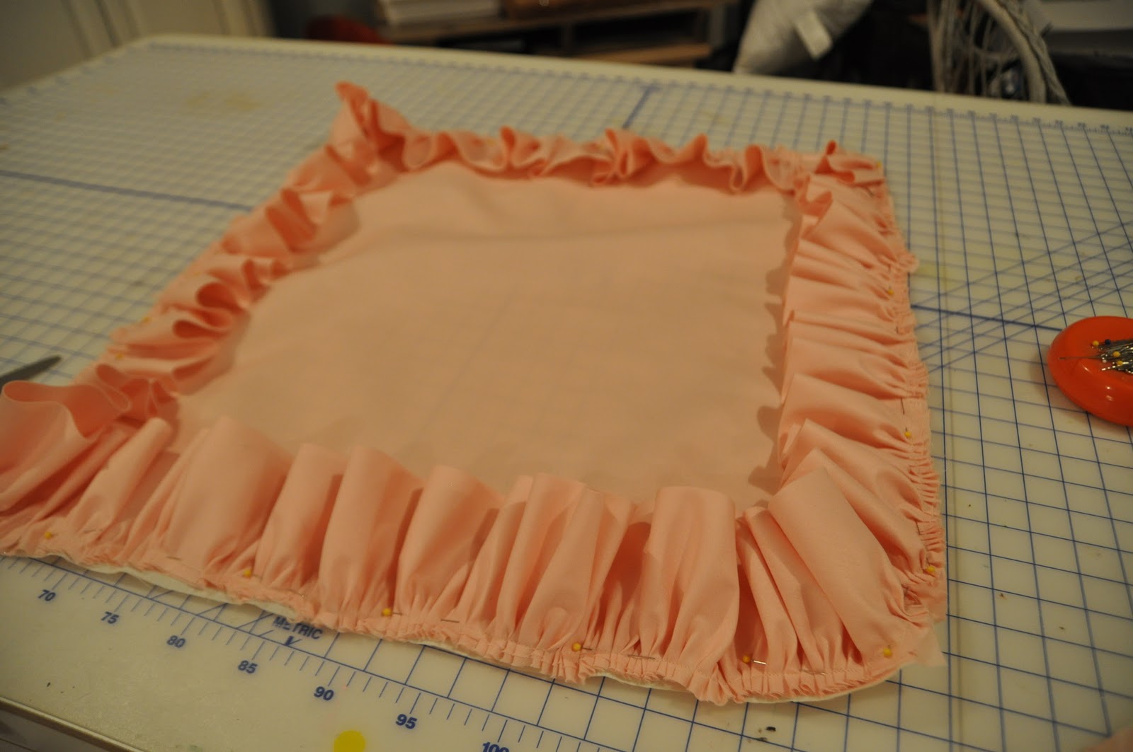 Kendall Boggs Fine Arts and Crafts How to Make a Ruffled Pillow Sham