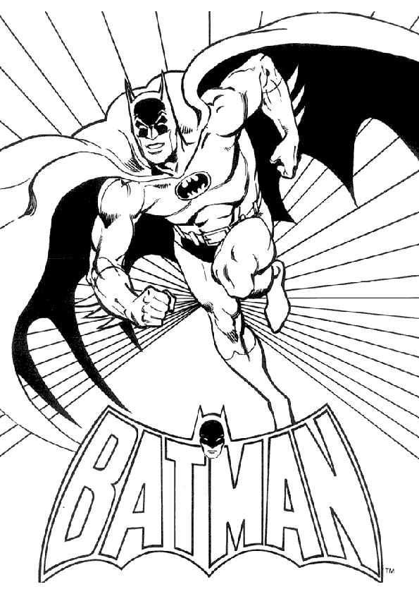 Coloring Pages: Batman Free Downloadable Coloring Pages