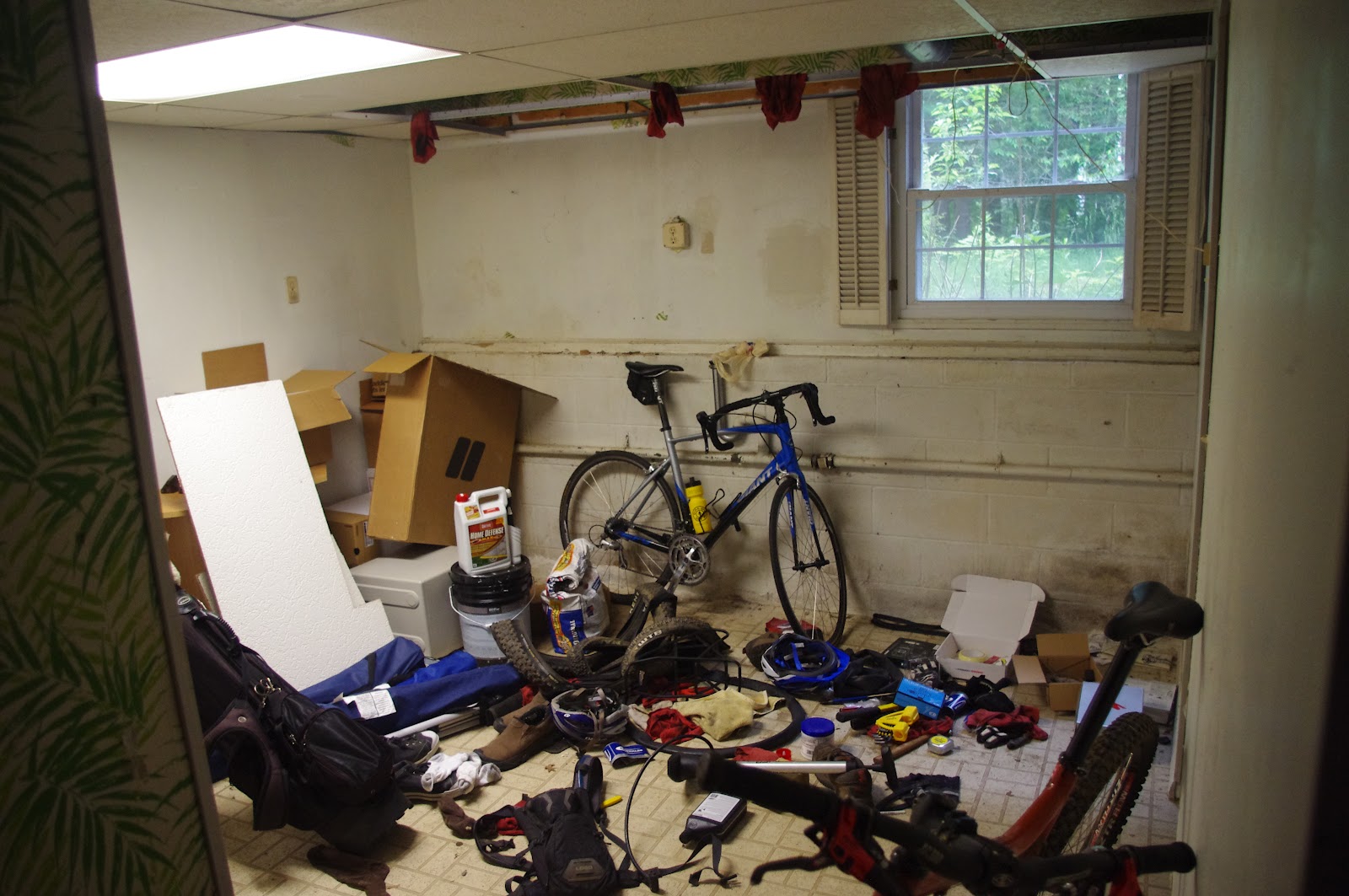 Ski = MC Squared Basement Renovation Bike Room/Ski Room