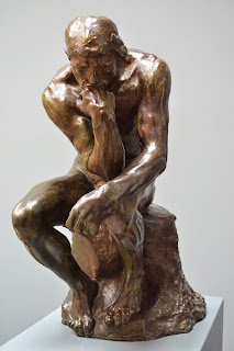 The thinker by Auguste Rodin