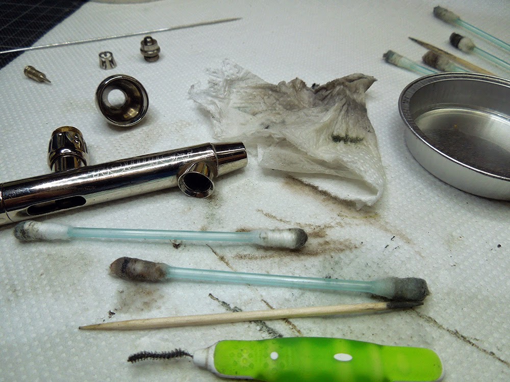 Tutorial Cleaning your Airbrush Miniatures