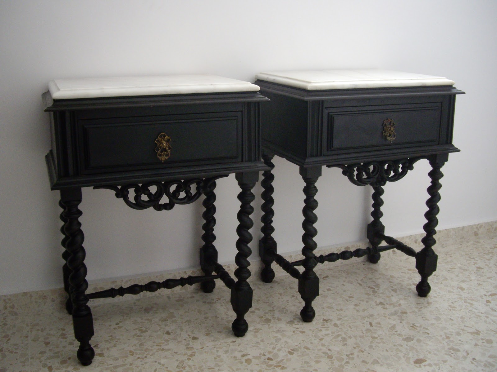 Antiguedades: Dormitorio de Caoba Negra