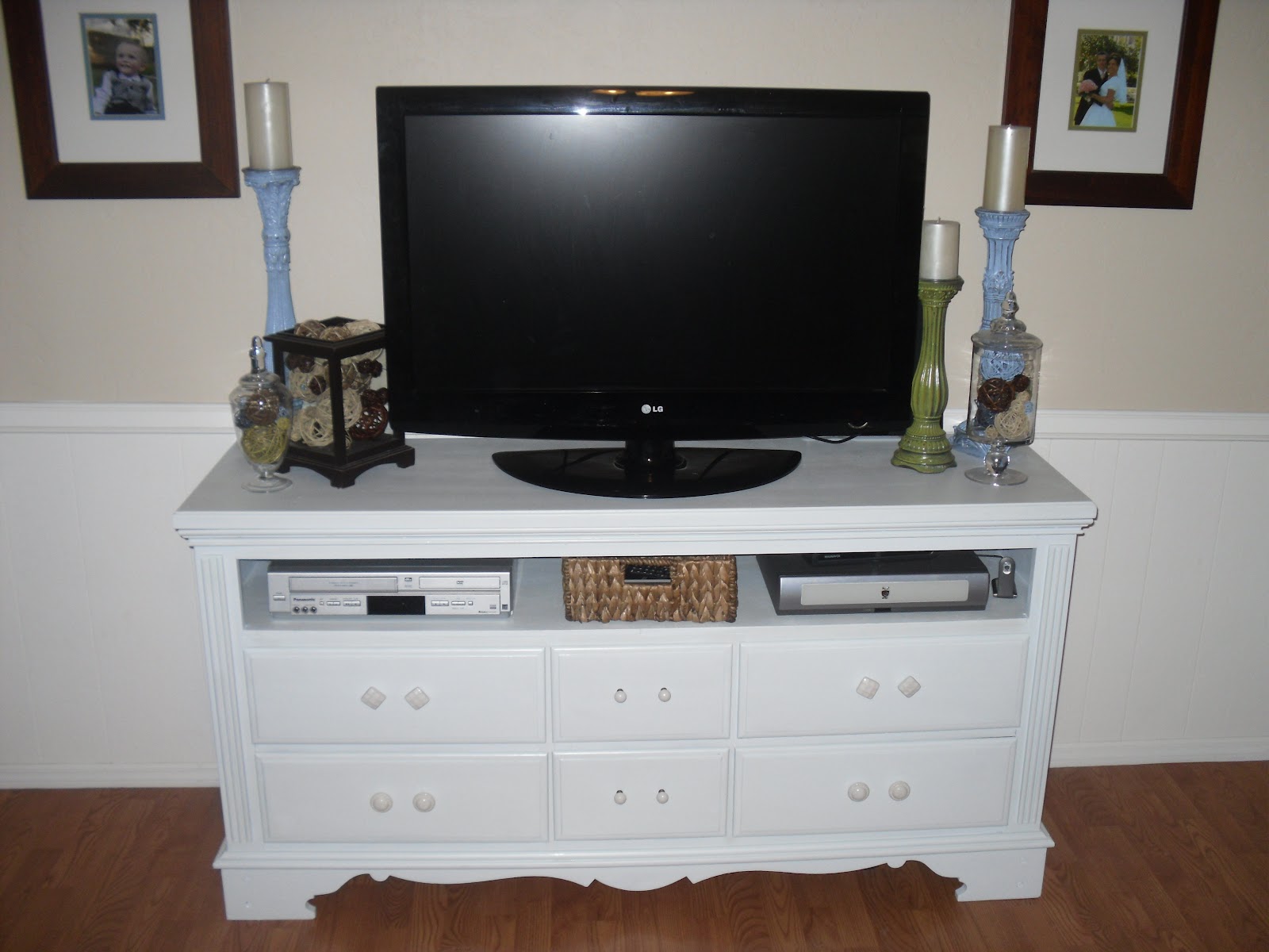 {Craftify It} Dresser to TV Stand Tutorial