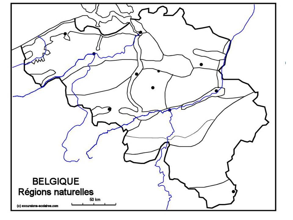 Cartes Muettes Belgique