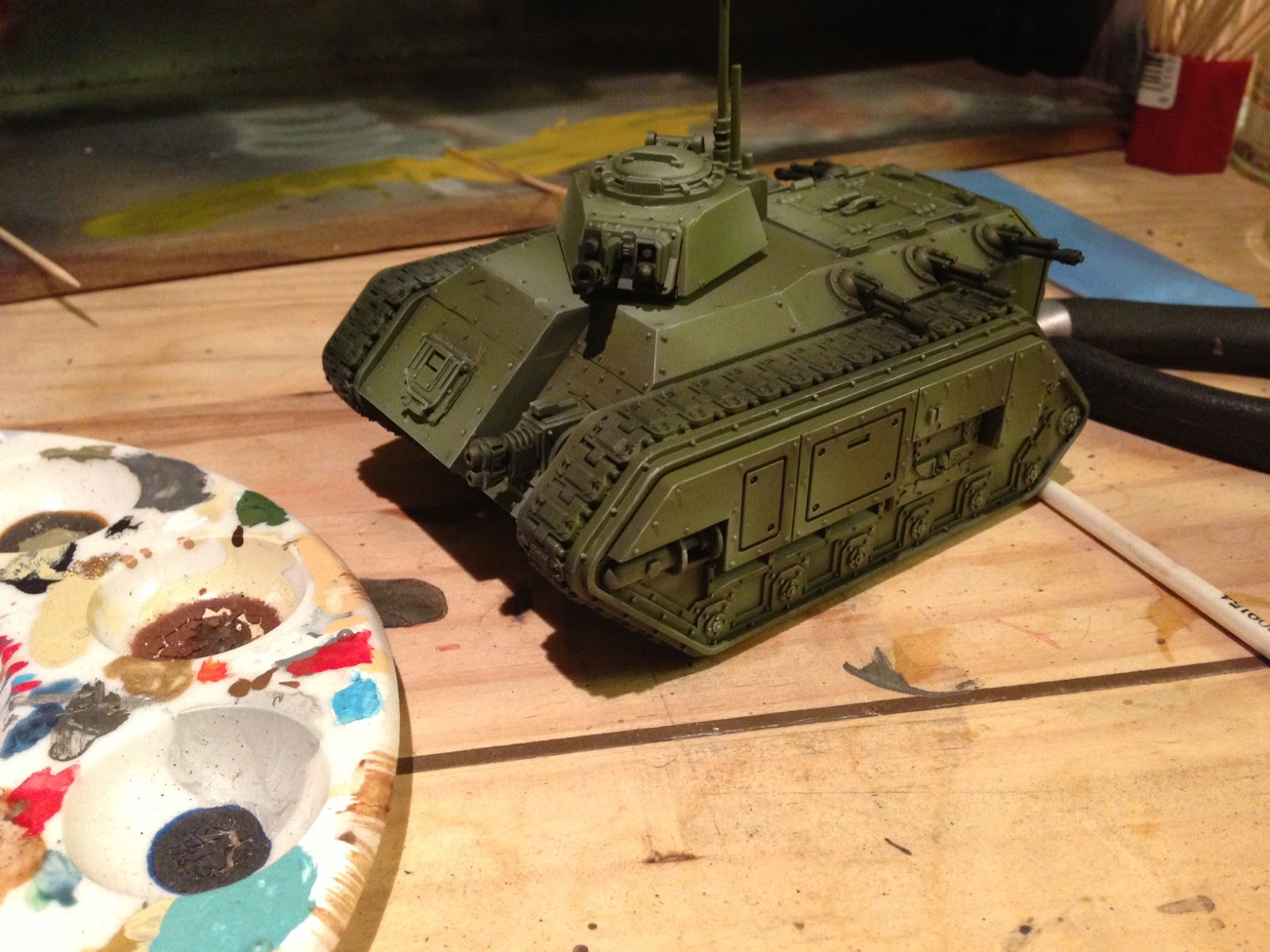 Four go to war! Tutorial Tank Weathering Part 1