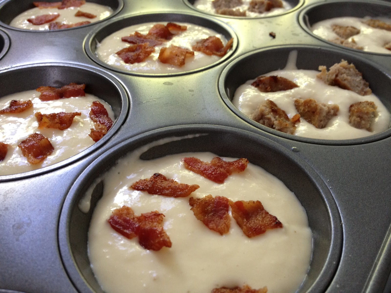 A Little Colorful Chaos Pancake + Muffin Tin = Puffins!
