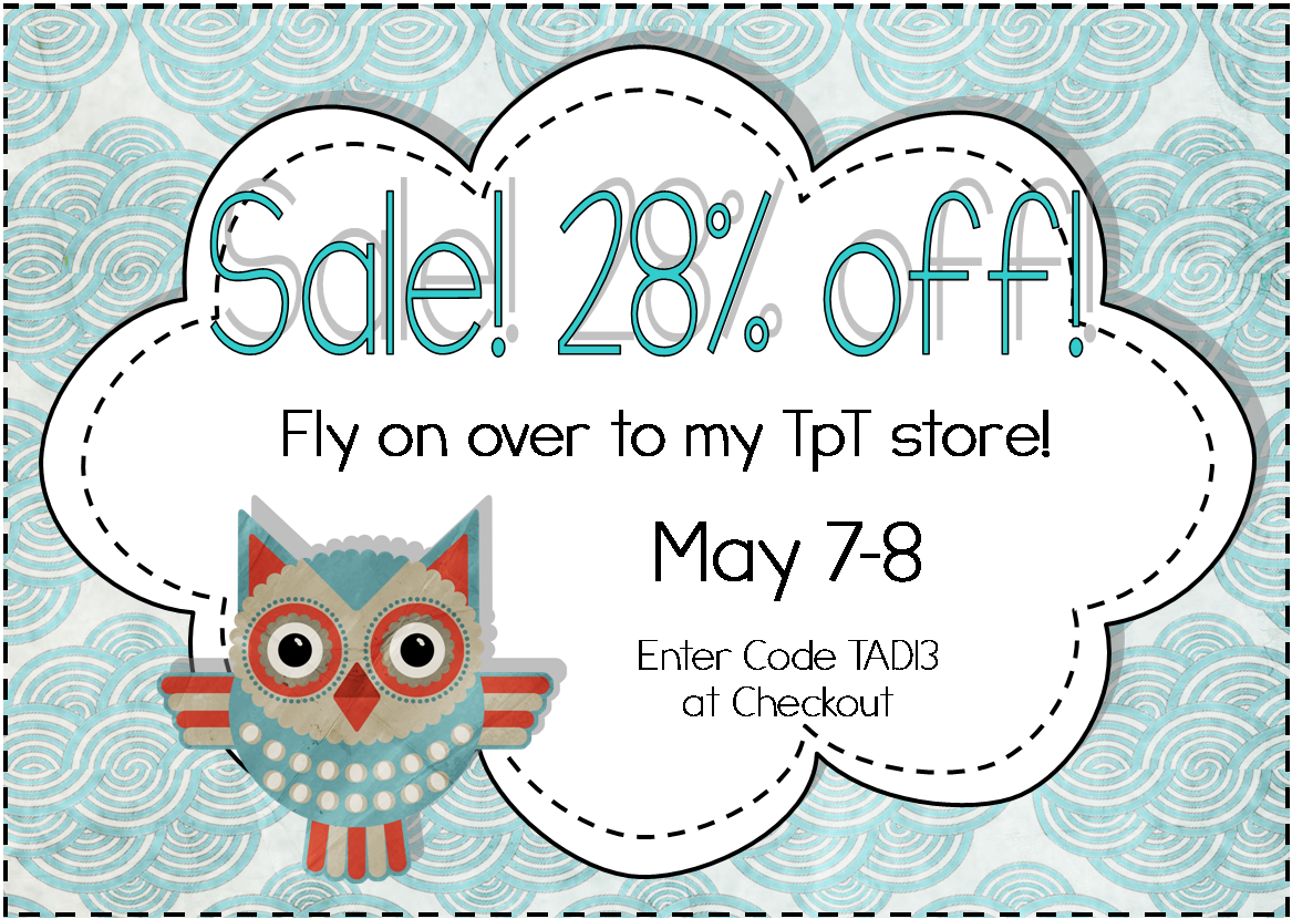 Hoots N' Hollers Huge 28 off Sale at Teachers Pay Teachers & a GIVEAWAY!